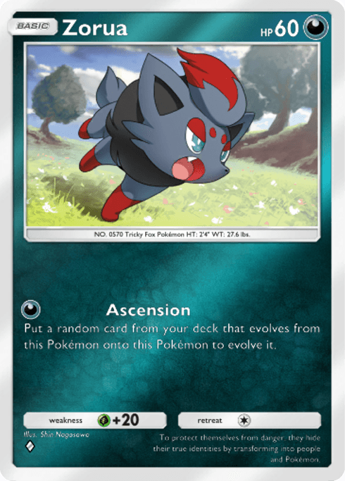 Pokemon TCG Pocket - B4b 329 Zorua