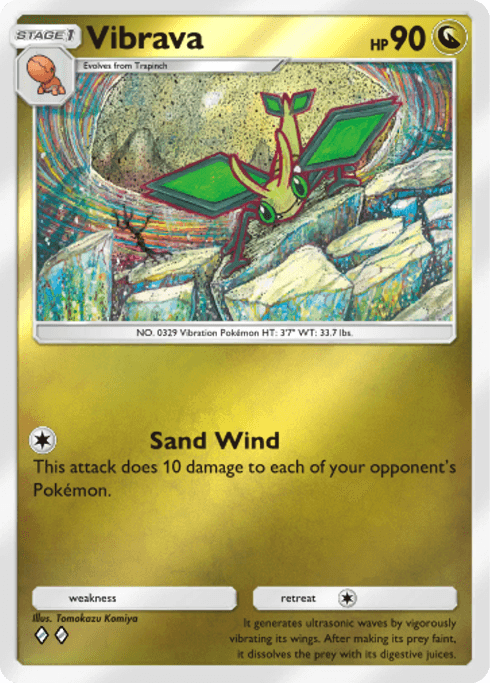 Pokemon TCG Pocket - B4b 345 Vibrava