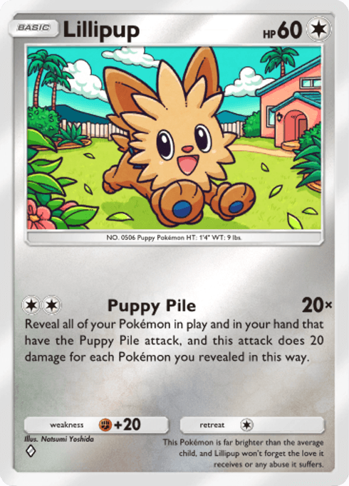 Pokemon TCG Pocket - B4b 359 Lillipup