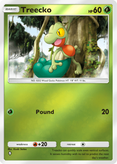 Pokemon TCG Pocket - B4b 244 Treecko