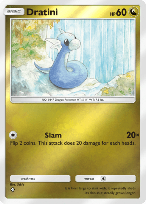 Pokemon TCG Pocket - B4b 343 Dratini