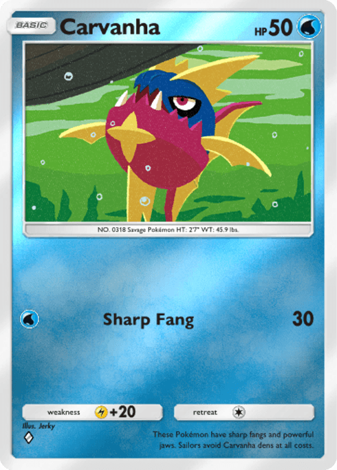 Pokemon TCG Pocket - B4b 280 Carvanha
