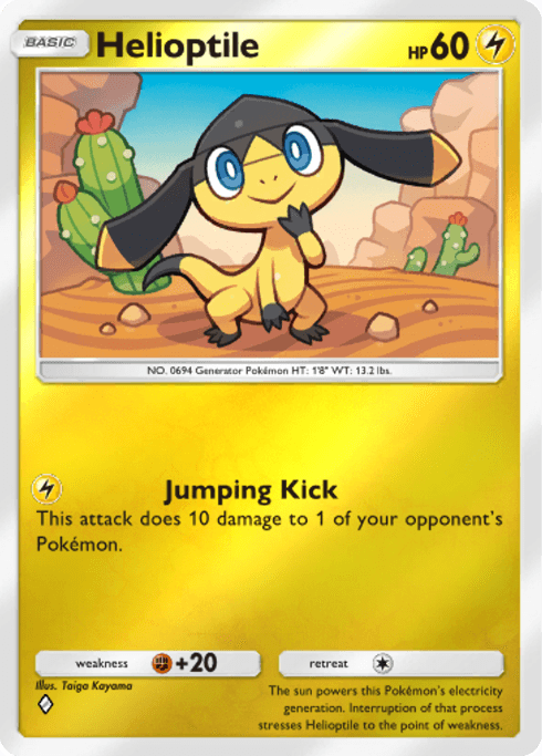 Pokemon TCG Pocket - B4b 298 Helioptile