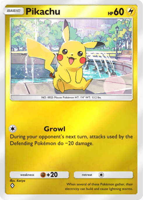 Pokemon TCG Pocket - B4b 291 Pikachu