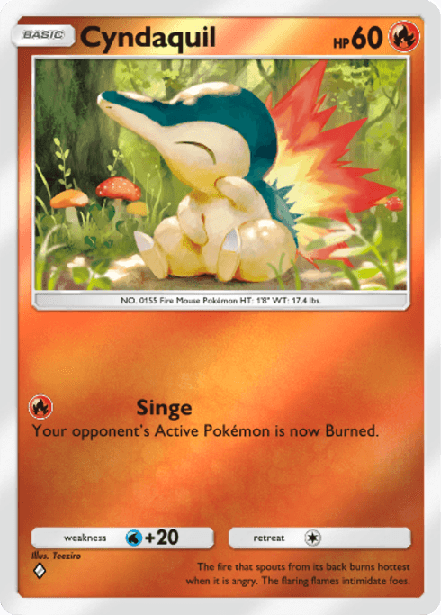 Pokemon TCG Pocket - B4b 262 Cyndaquil