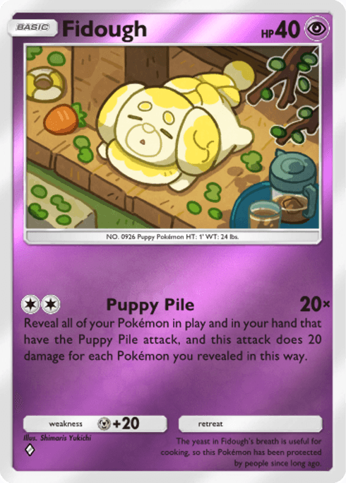 Pokemon TCG Pocket - B4b 312 Fidough