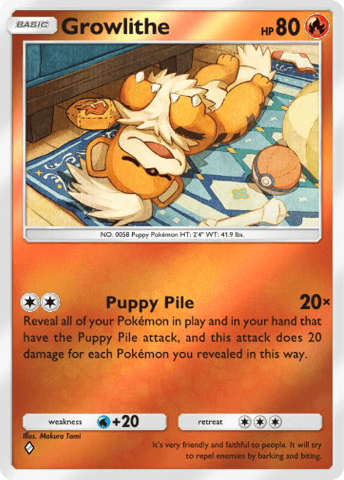 Pokemon TCG Pocket - B4b 260 Growlithe