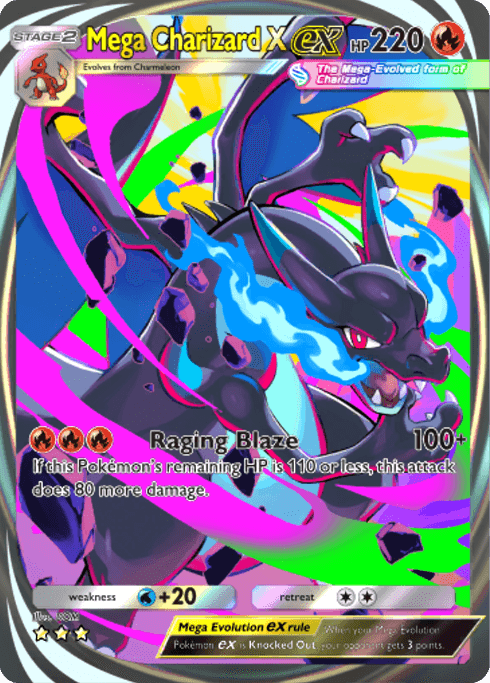 Pokemon TCG Pocket - B4b 425 Mega Charizard X ex