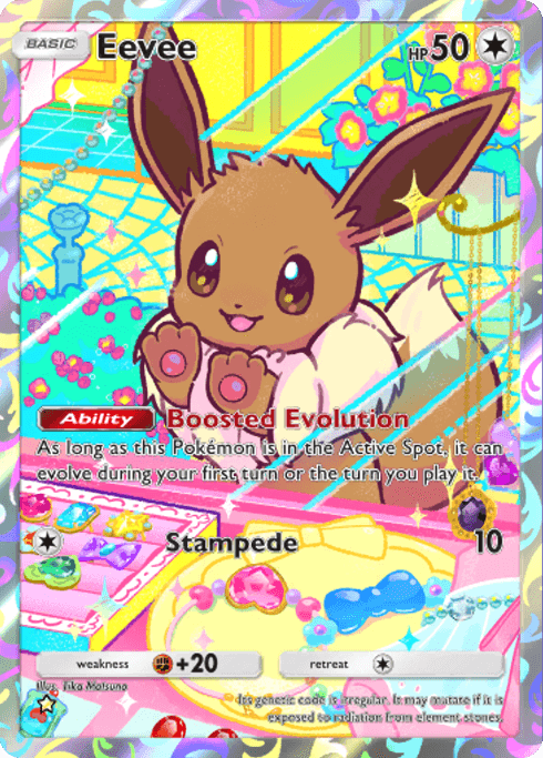 Pokemon TCG Pocket-  Eevee(B4b 408)