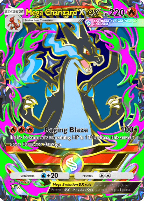 Pokemon TCG Pocket - B4b 411 Mega Charizard X ex