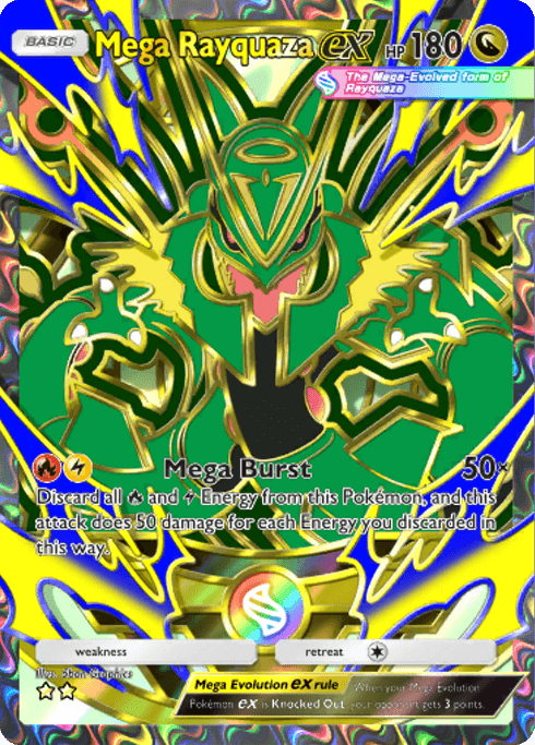Pokemon TCG Pocket - B4b 420 Mega Rayquaza ex