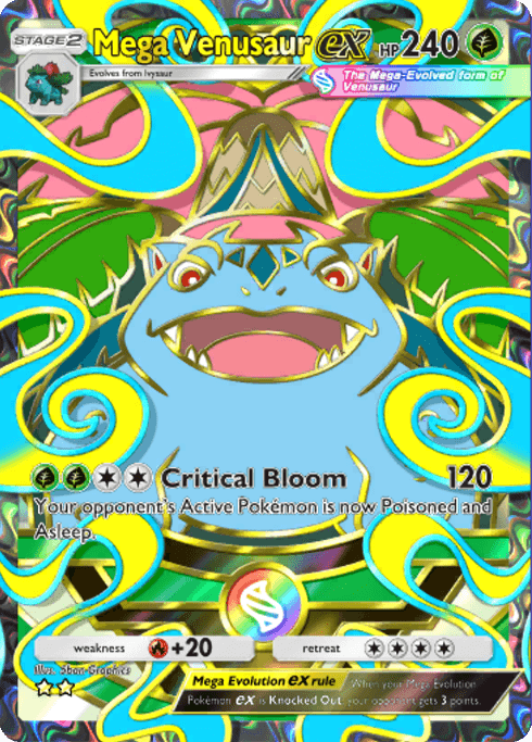 Pokemon TCG Pocket - B4b 409 Mega Venusaur ex