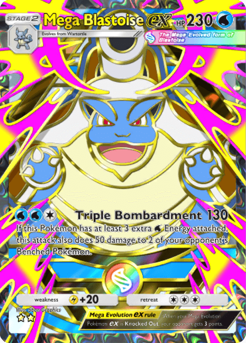 Pokemon TCG Pocket - B4b 414 Mega Blastoise ex