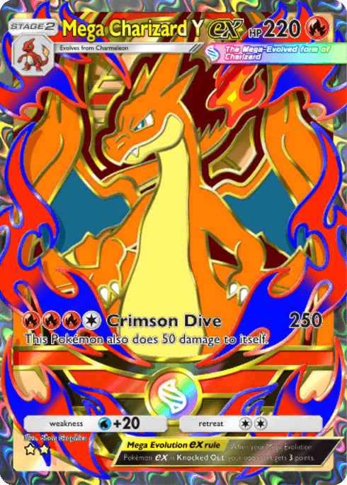 Pokemon TCG Pocket - B4b 412 Mega Charizard Y ex