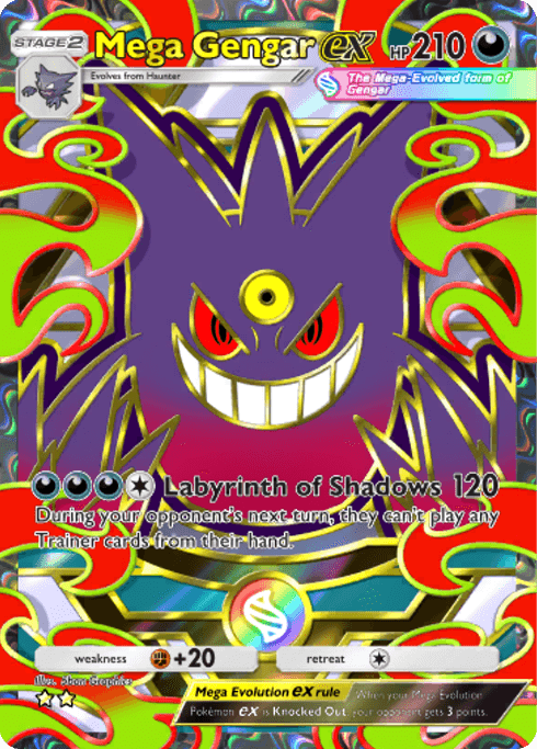 Pokemon TCG Pocket - B4b 419 Mega Gengar ex
