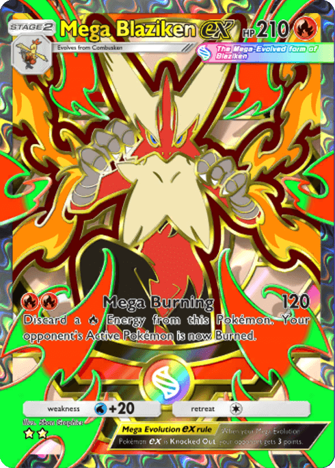 Pokemon TCG Pocket - B4b 413 Mega Blaziken ex