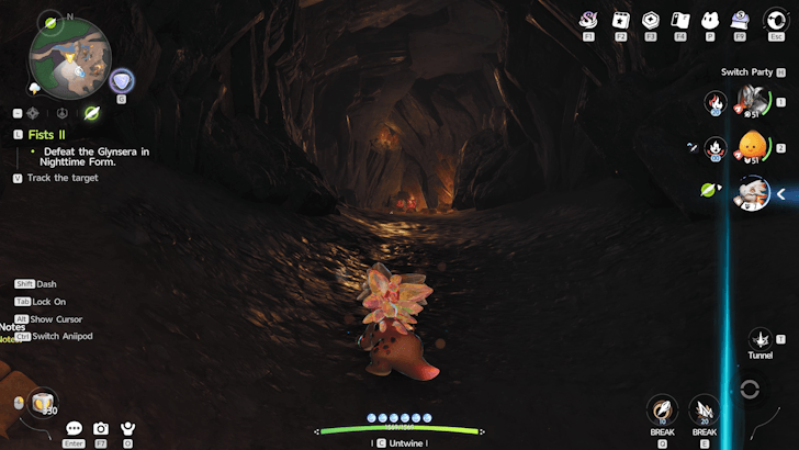 Swim Until You Reach the Cave-In