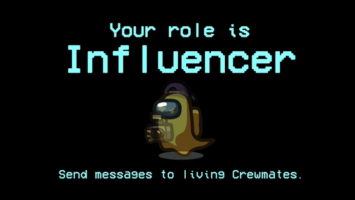 among us ghost role influencer