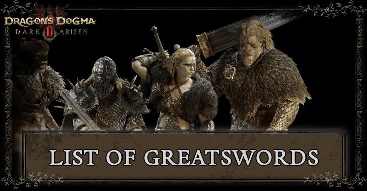 List of Greatswords