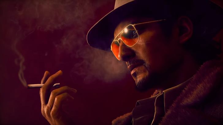 Daito smoking a cigar while aura farming