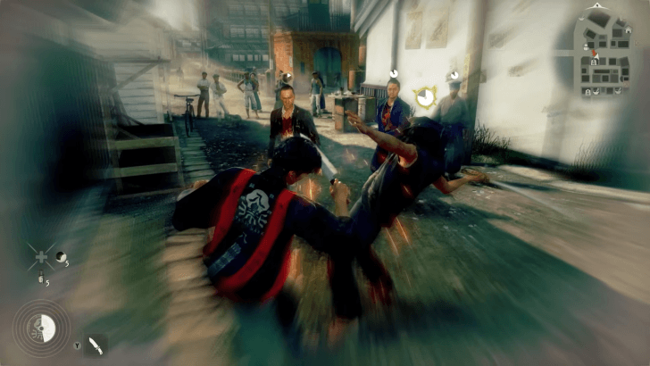 Daito blocking an attack