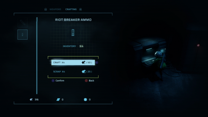 end of abyss crafting shotgun slugs