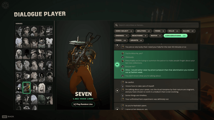 Seven conversation