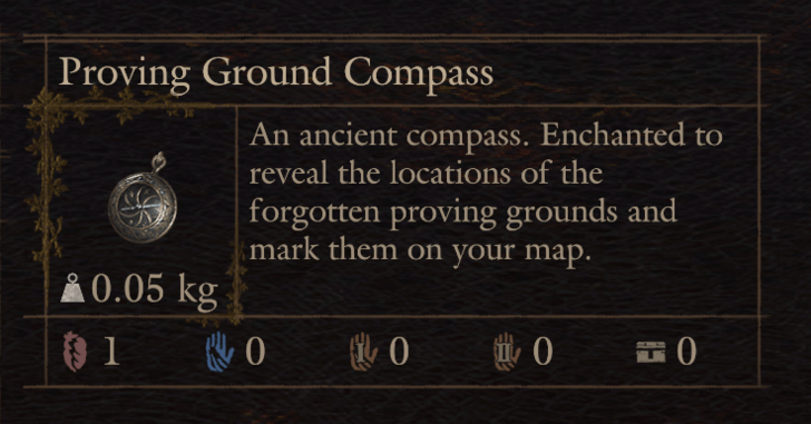 Proving Ground Compass
