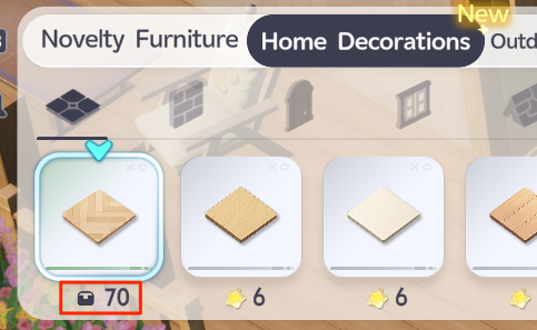 Furniture in Storage