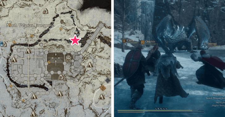 Fimble Frozen River Location
