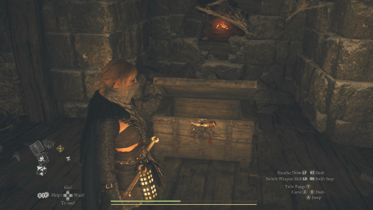 First Key inside the chest
