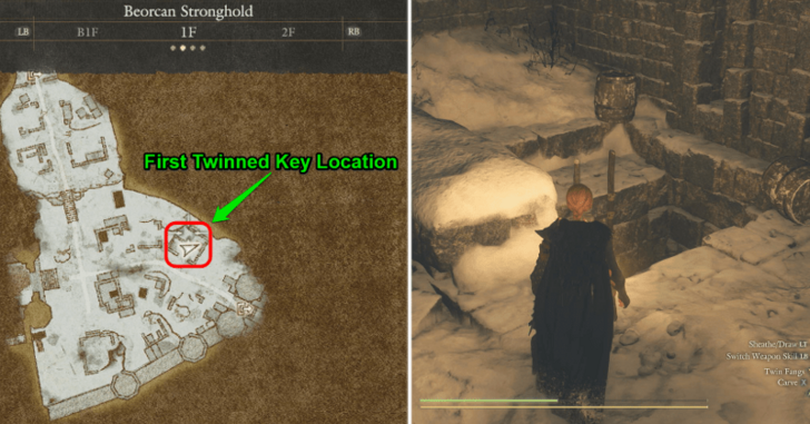 First Twinned Key Location