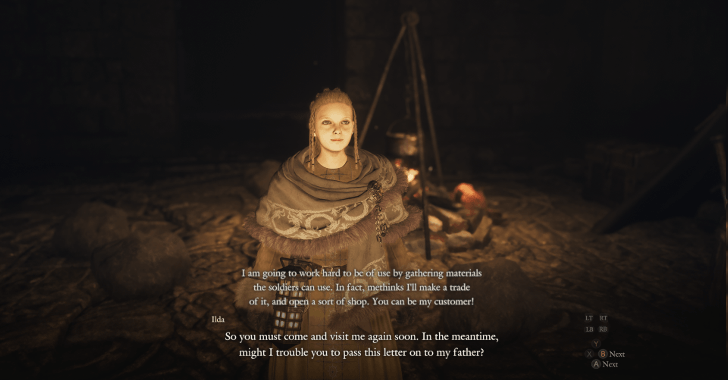 Send letter to father