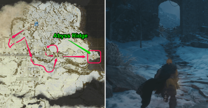 Navigating towards Abyss Ridge