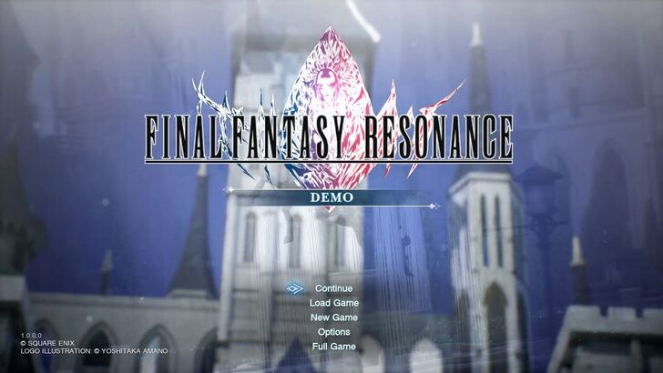 Demo Title Screen