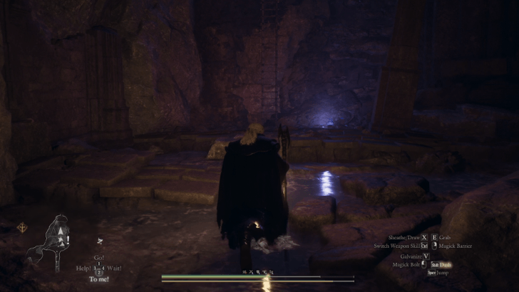 Interminable Corridor - Large Cavern Ladder