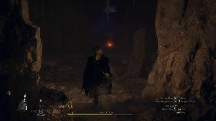 Interminable Corridor - Cavern with Camping Area