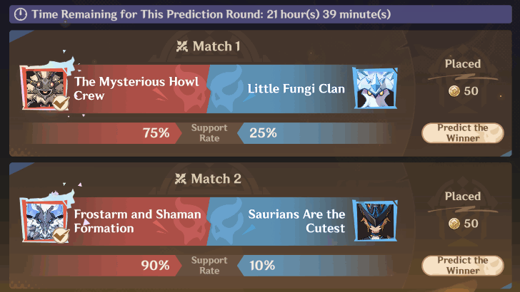 Genshin Impact - Round of 16 - Group A