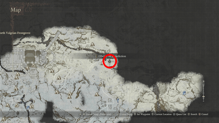 Magick Archer Obelisk of Benediction Map Location