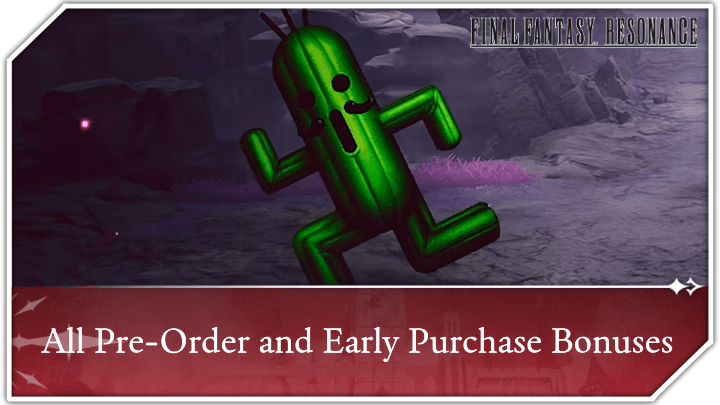 Final Fantasy Resonance - Pre-Order Bonus