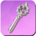 Silver-Plated Key Icon