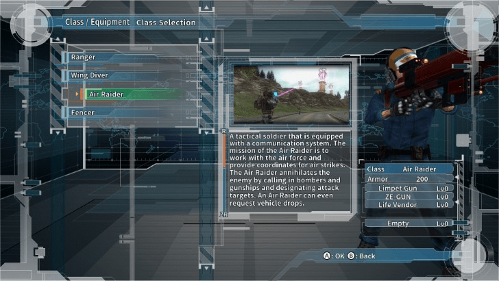 Earth Defense Force 5 - Air Raider Class