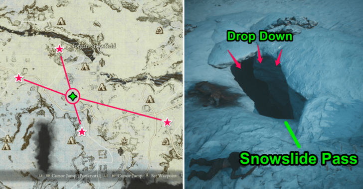 Snowslide Pass Secret Entrance