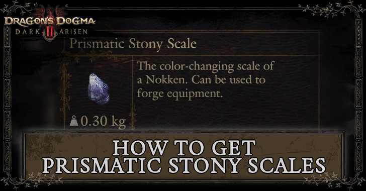 How to Get Prismatic Stony Scales