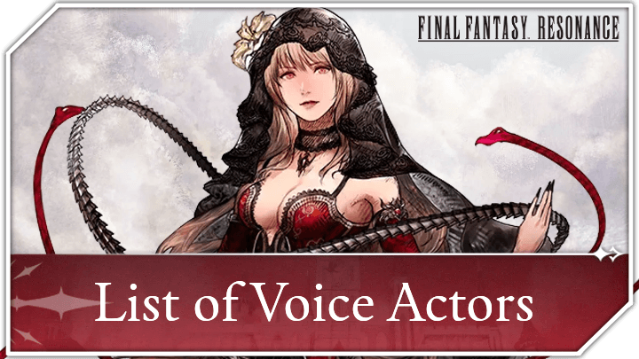 List of Voice Actors and Cast