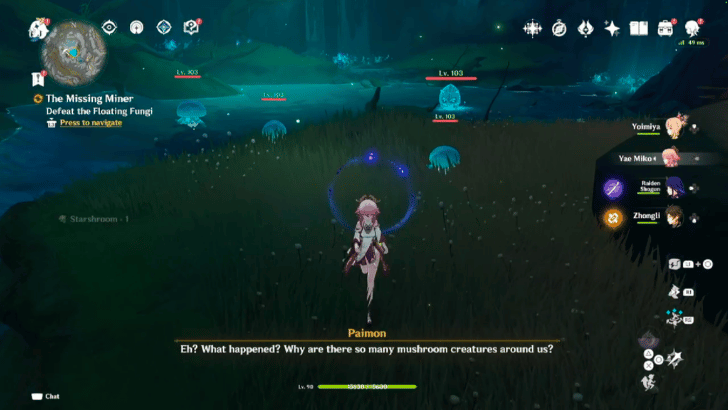 Defeat the Floating Fungi