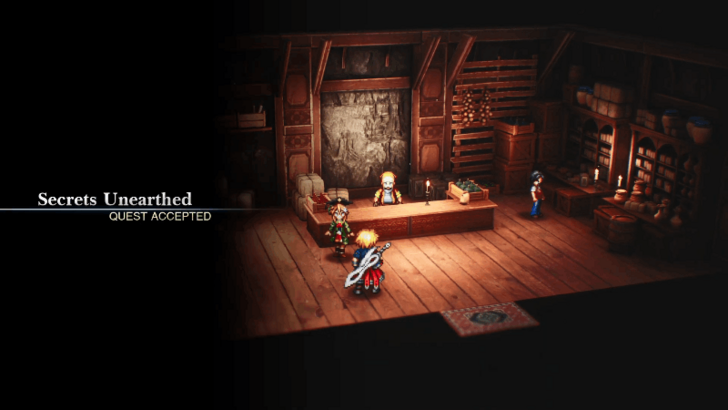 Secrets Unearthed side quest