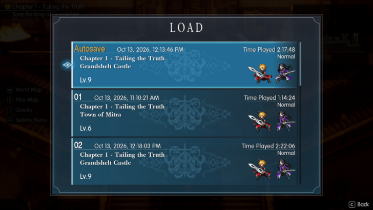 Autosave File