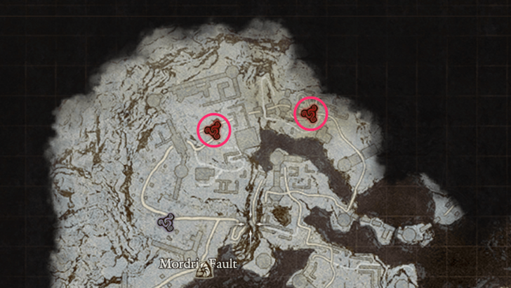 Virulent Rancors Locations