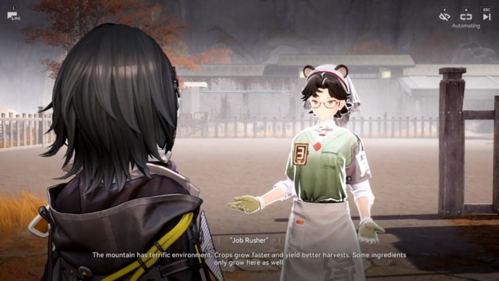 Talk to Job Rusher about Farming Plots